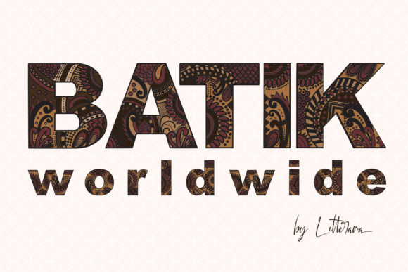 Batik Worldwide: A Chunky Display Font for Web Designers