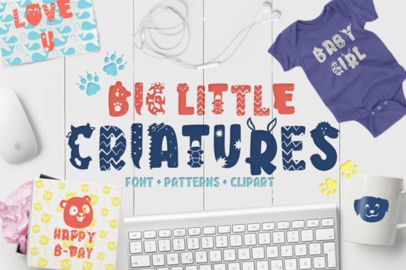 Big Little Creatures: The Bold Font for Crafters