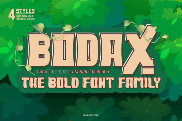 Bodax Font: A Bold Statement for Business Branding