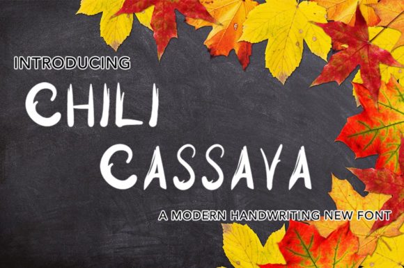 Chili Cassava: A Quirky Display Font for Digital Designers