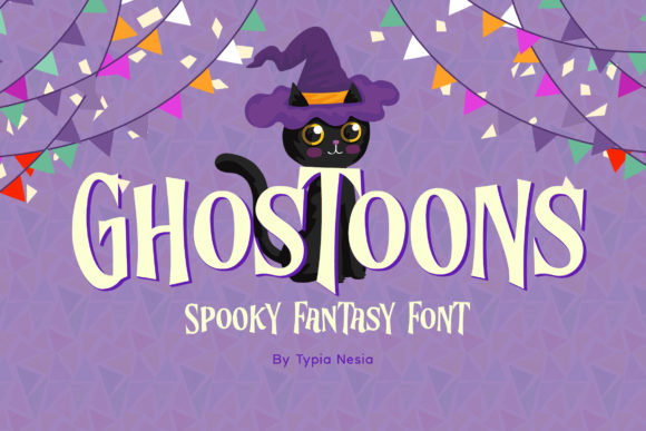 Ghostoons Font: A Spooky Display Typeface for Campaigns