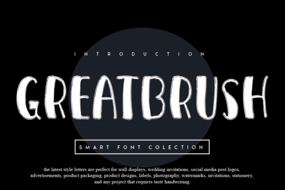 Greatbrush: A Joyful Display Font for Creative Branding