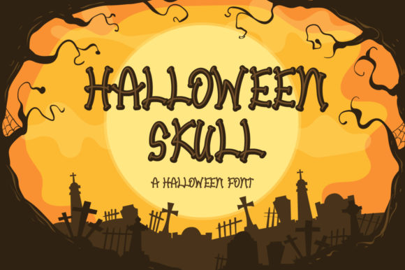 Halloween Skull: A Display Font for Bold Creative Projects