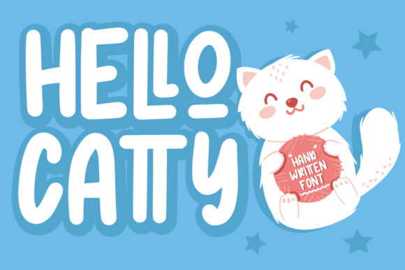 Hello Catty Font for Web Design Projects