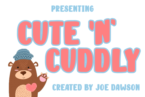 How Cute n Cuddly Font Creates Warm, Playful Editorial Content