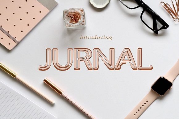 Jurnal Font: A Unique Display Typeface for Makers