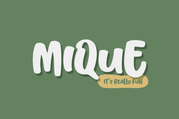 Mique Font: A Sweet Touch for Business Branding