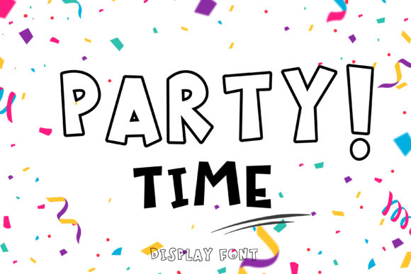 Party Time: Your Bold and Relaxed Display Font for Marketing