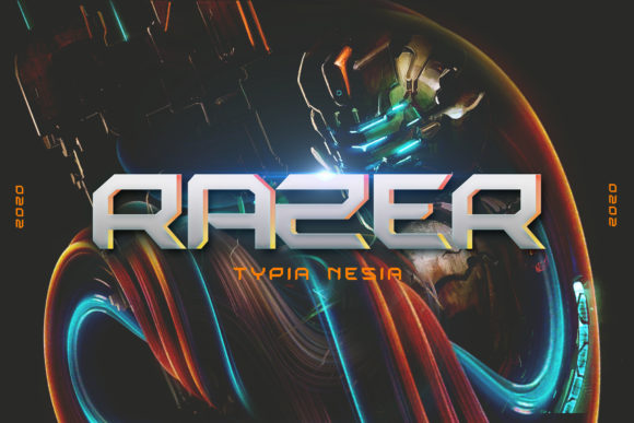 Razer: A Bold and Eclectic Display Font for Modern Designers
