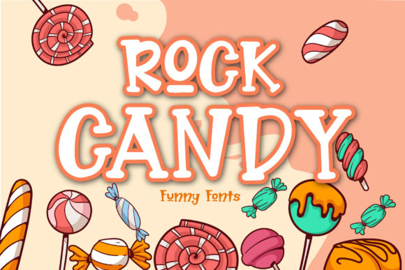 Rock Candy Font: A Calm and Joyful Typeface for Editorial Design