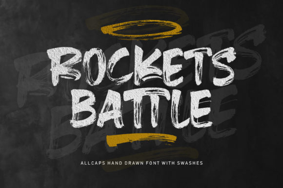 Rockets Battle: A Bold Display Font for Creative Projects