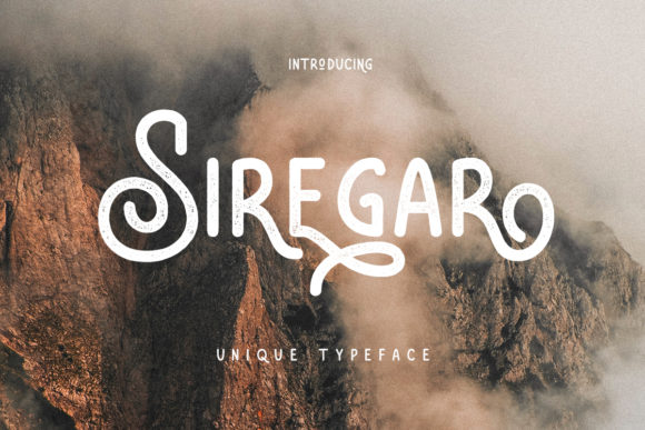 Siregar: A Vintage Display Font for Editorial Design