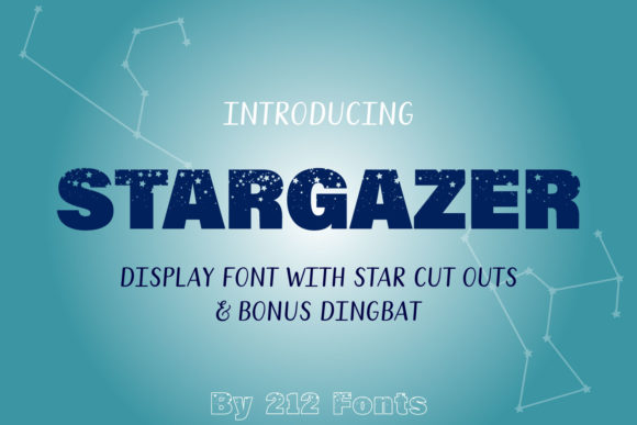 Stargazer: A Bold Display Font for Modern Marketing