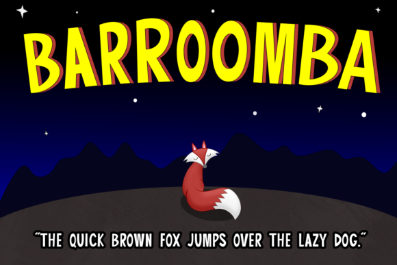 The Barroomba Font for Elegant Editorial Typography