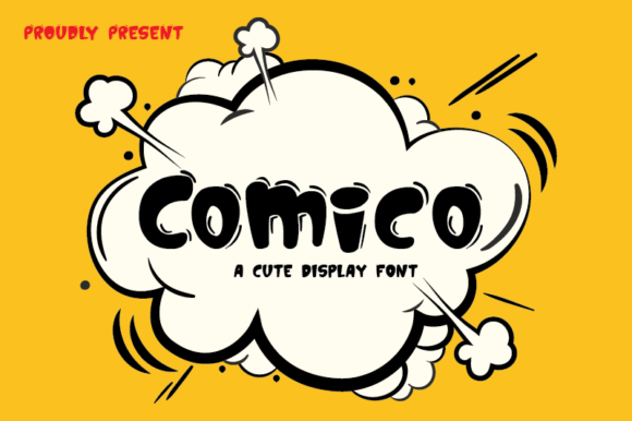 The Comico Display Font for Creative Projects