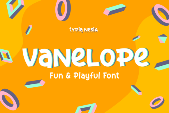 The Vanelope Display Font for Creative Branding