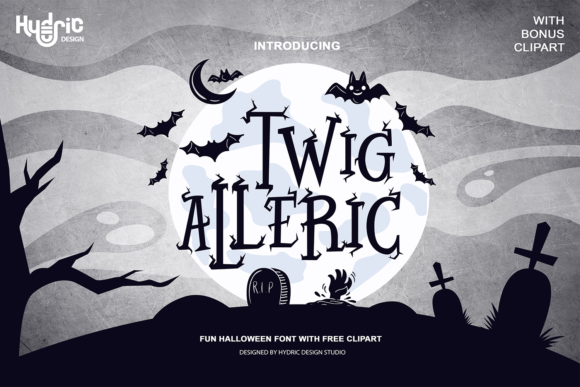 Twig Alleric: The Spooky Display Font for Distinctive Branding