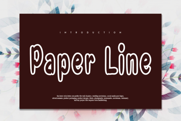 Unlocking Creative Joy: Exploring the Paper Line Font